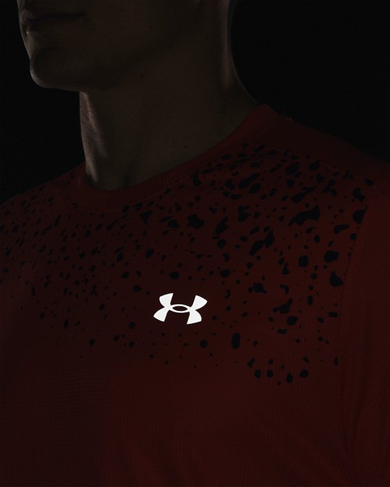 Men's UA Speed Stride T-Shirt, Red, pdpMainDesktop image number 3